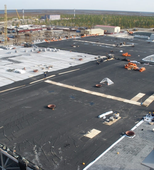 Устройство кровли НГКХ