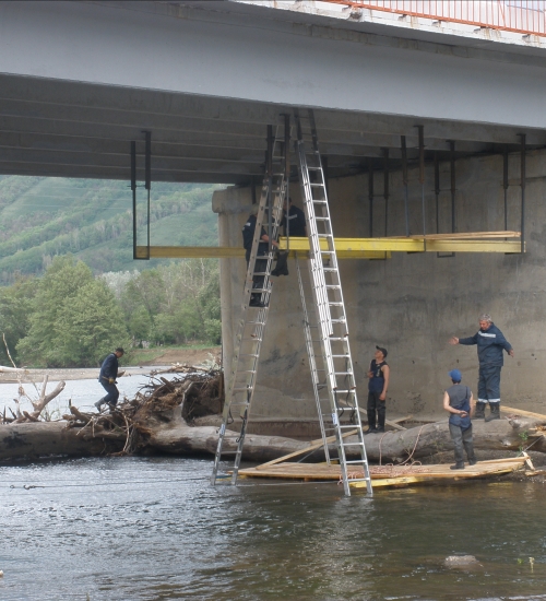 Усиление конструкции моста